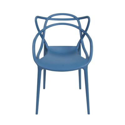 Cadeira Solna Azul em Polipropileno Or Design