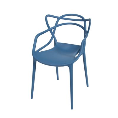 Cadeira Solna Azul em Polipropileno Or Design