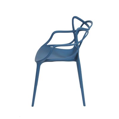 Cadeira Solna Azul em Polipropileno Or Design