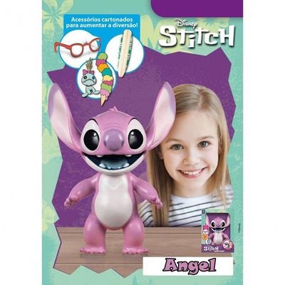 Boneco Articulado Angel Lilo Disney 40cm Vinil Gigante Mimo
