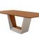 Mesa Para Sala De Jantar Rubi 180cm Moderna Mobília Off White Com Off White-cinamomo Imbuia