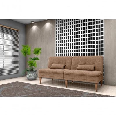 Sofá Cama Pietra Sala Matrix Marrom