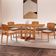 Mesa 120 Laminado Com 4 Cadeiras Malta Gold Moderna Mobília Milano Imbuia Naturale