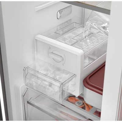 Geladeira Electrolux Frost Free Inverter 435L Efficient com AutoSense Side by Side cor Inox Look (IS4S) 220V