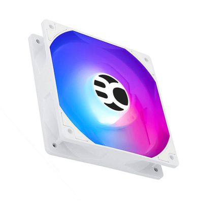 Cooler Fan 120mm LED Rainbow S09RBW Branco para Gabinete