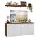Rack Para Até 70 Polegadas + Prateleiras 160cm Vik Madesa 05 Rustic-branco