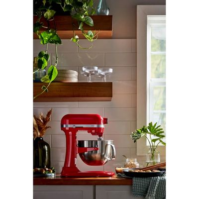 BATEDEIRA KITCHENAID COM 11 VELOCIDADES BOWL LIFT 5,6L 220V EMPIRE RED KEC56AVBNA