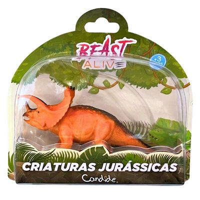 Kit com 5 Dinossauros Beast Alive Criaturas Jurássicas Sortidos