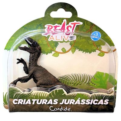 Kit com 5 Dinossauros Beast Alive Criaturas Jurássicas Sortidos