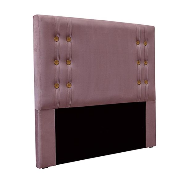 Cabeceira Decorativa Casal 1,40M Kors Veludo Uva - Gran Belo