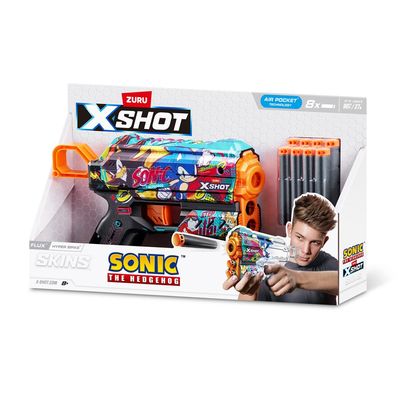 Lançador de Dardos X-Shot - Skins Flux Sonic - Hyper Spike