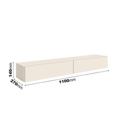 Rack Suspenso Dior Off White - Edn Moveis