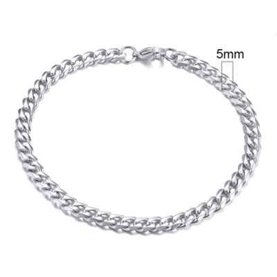 Pulseira Masculina Collins Steel Silver M