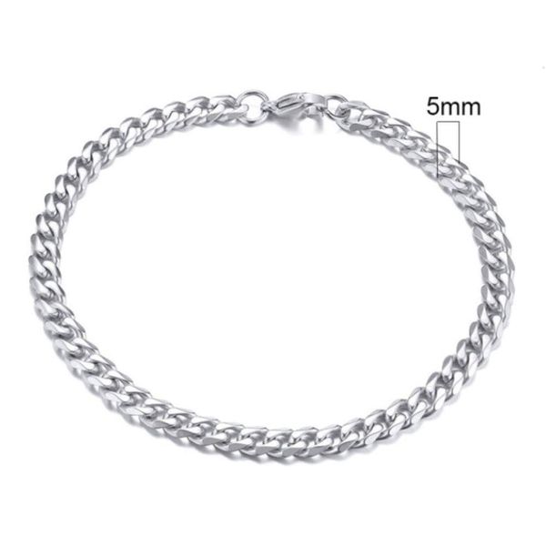 Pulseira Masculina Collins Steel Silver M