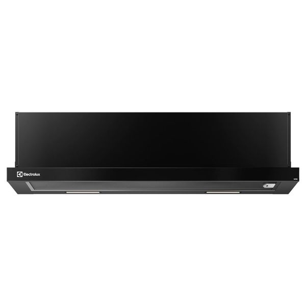 Depurador de Ar Electrolux 90cm Retrátil Preto Efficient com Luz de Led (DE9RB) 127V