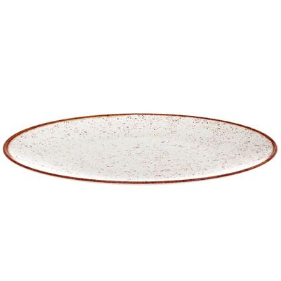 Aparelho de Jantar 16 Peças em Porcelana Tramontina Marrom Rústico Jogo Pratos 4 Pessoas