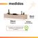 Rack Suspenso Para Painel Ou Até 55 Polegadas 1,36m 2 Gavetas Efraín Off White Off White