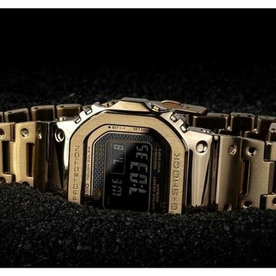 Relógio Protection Aço Premium Resistente A água-dourado