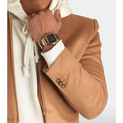 Relógio Protection Aço Premium Resistente A água-dourado