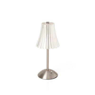 Luminária De Mesa Copa E Cia Tátil Regulável ártico Old Silver