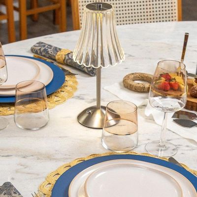 Luminária De Mesa Copa E Cia Tátil Regulável ártico Old Silver