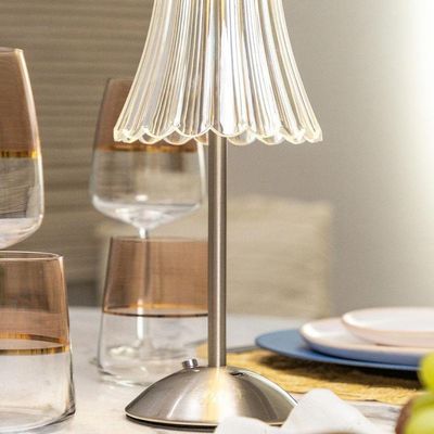 Luminária De Mesa Copa E Cia Tátil Regulável ártico Old Silver