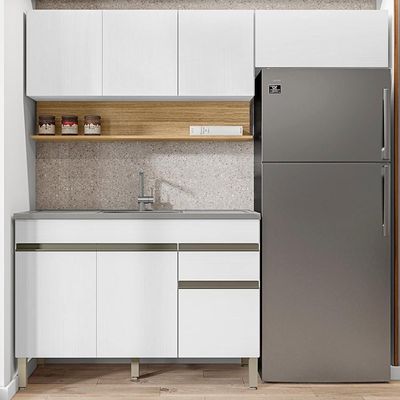 Cozinha Modulada 3 Pecas Balcao Pia Line Ktp Supremo Cp Freijo