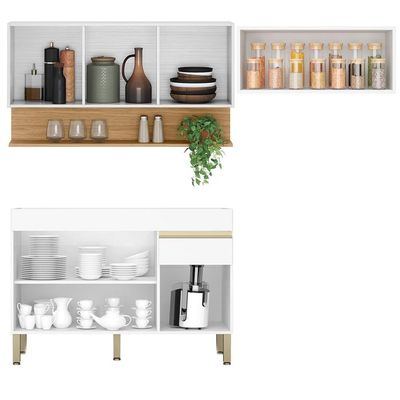 Cozinha Modulada 3 Pecas Balcao Pia Line Ktp Supremo Cp Freijo