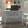 Mesa Para Escritório Escrivaninha Home Office Itália A02 Branco - Lyam Decor