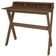 Mesa Para Escritório Escrivaninha Home Office Itália A02 Nogal - Lyam Decor