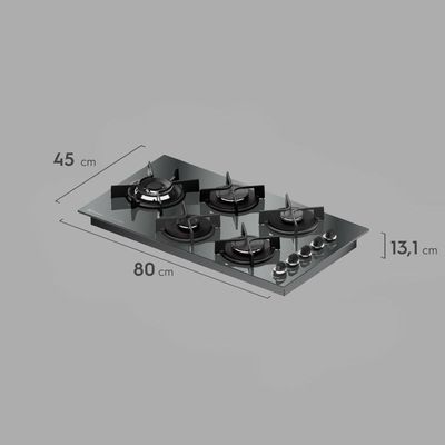 Cooktop 5 Bocas A Gás Electrolux Espelhado Home Pro KE5HP 66809HBA088 Bivolt