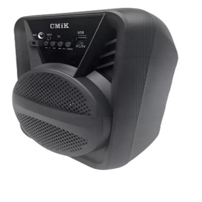 Caixa De Som Cmik MK-410 Com Karaokê Led E Subwoofer Potência E Versatilidade Em Qualquer Lugar Bivolt