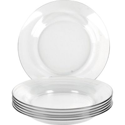 Kit 10 Pratos Fundo Astral Vidro Resistente Duralex - Nadir