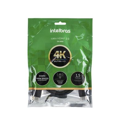 Cabo Conector Hdmi 2.0 - 1,5M Ch 2015 Intelbras
