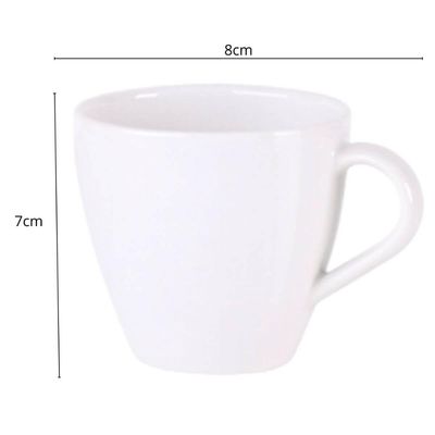 Xícara com Pires Chá Café 200ml em Porcelana Tramontina Arbo 2 Peças