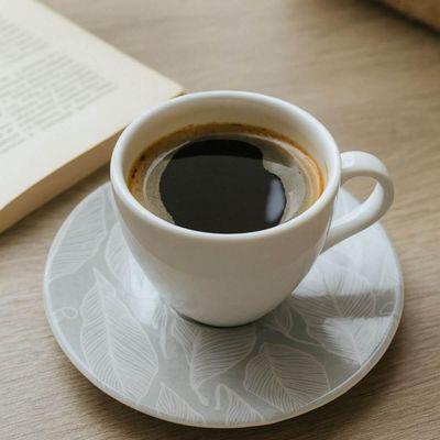 Xícara e Pires de Café Expresso Capuccino 95ml em Porcelana Tramontina Arbo Mesa Posta