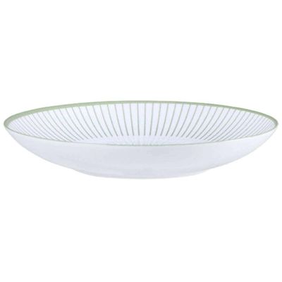 Conjunto 12 Pratos Fundos Porcelana 21cm Tramontina Lineare Cozinha Mesa Posta Sopa Caldos