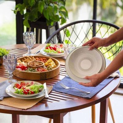 Conjunto 12 Pratos Fundos Porcelana 21cm Tramontina Lineare Cozinha Mesa Posta Sopa Caldos