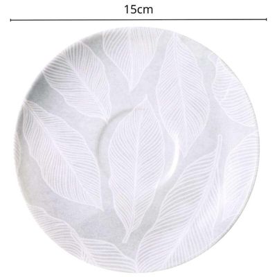 Jogo 12 Xícaras e Pires Chá Café 200ml Porcelana Tramontina Arbo Cozinha Servir Mesa Posta