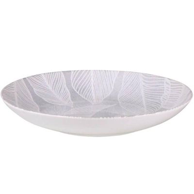 Conjunto 12 Pratos Fundos 21cm em Porcelana Tramontina Arbo 680ml Cozinha Mesa Posta