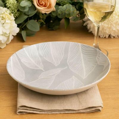 Aparelho de Jantar 30 Peças Porcelana Tramontina Arbo Servir Mesa Posta 6 Pessoas