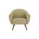 Poltrona Decorativa Sacha Veludo Champagne - Gran Belo