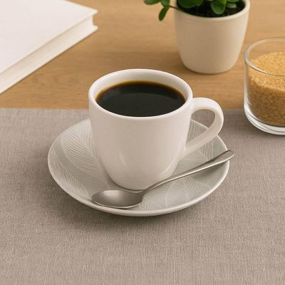 Aparelho de Jantar 20 Peças em Porcelana Decorada Tramontina Arbo Jogo Pratos Xícaras