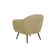 Poltrona Decorativa Sacha Veludo Champagne - Gran Belo