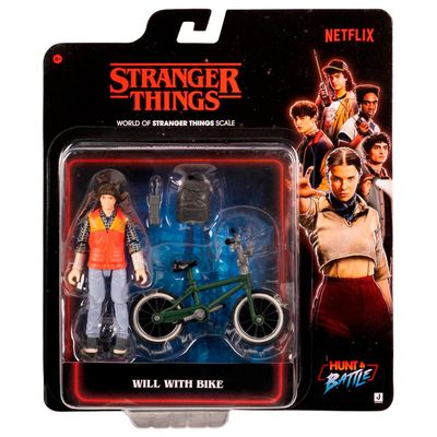 Boneco Action Figure Stranger Things 10cm Will com Bike