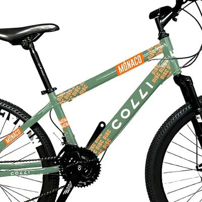 Bicicleta Colli Monaco A.26 F.disco 21v - 230-14d Verde Militar