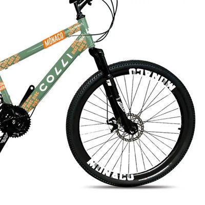 Bicicleta Colli Monaco A.26 F.disco 21v - 230-14d Verde Militar