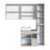 Conjunto para Banheiro 148cm com 4 Peças Gabinete Suspenso Bangladesh Arenas com Cuba Branca