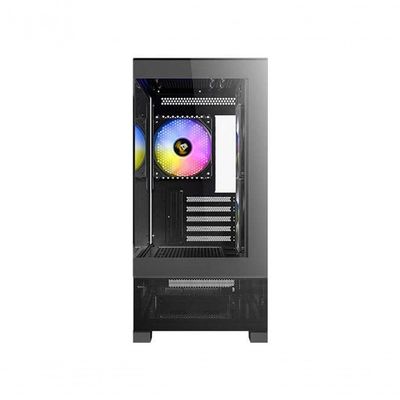 Gabinete Gamer Antec Cx500m Rgb Elite Lateral De Vidro Temp De 4 Mm Micro-atx-itx 3 Fans 120mm