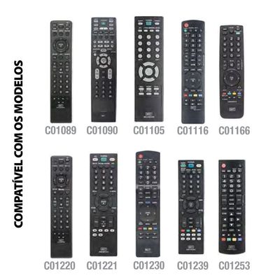 Controle Remoto Mxt 01286 Tv Compativel Com Lg Smart Tv - Modelos Antigos